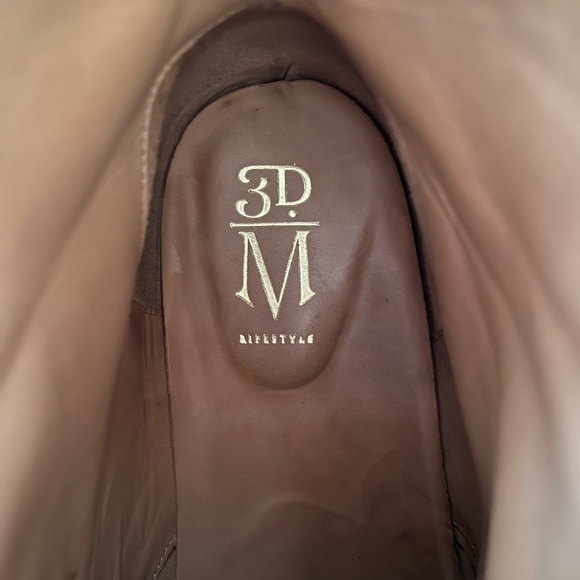 3DM Lifestyle Men's Leather Wingtip Brogue Boot Tan, size 12 - Picture 13 of 13